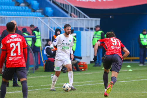 &laquo;Акрон&raquo; сыграл вничью с &laquo;Ахматом&raquo; в 21-м туре РПЛ, Дзюба сравнял счет в концовке матча