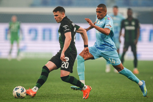 Голы Вендела и Оласы принесли &laquo;Зениту&raquo; и &laquo;Краснодару&raquo; ничью в Санкт-Петербурге