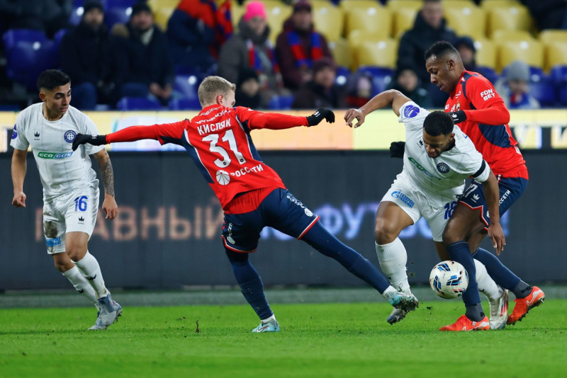 ЦСКА победил &laquo;Оренбург&raquo; и вышел на первое место в таблице РПЛ