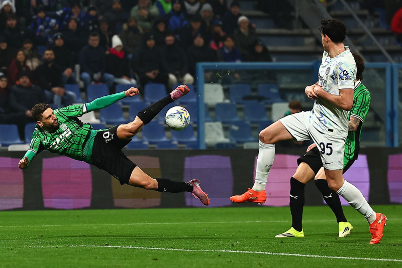 &laquo;Интер&raquo; разгромил &laquo;Сассуоло&raquo; в матче 24-го тура Серии А, Димарко отдал три голевые передачи