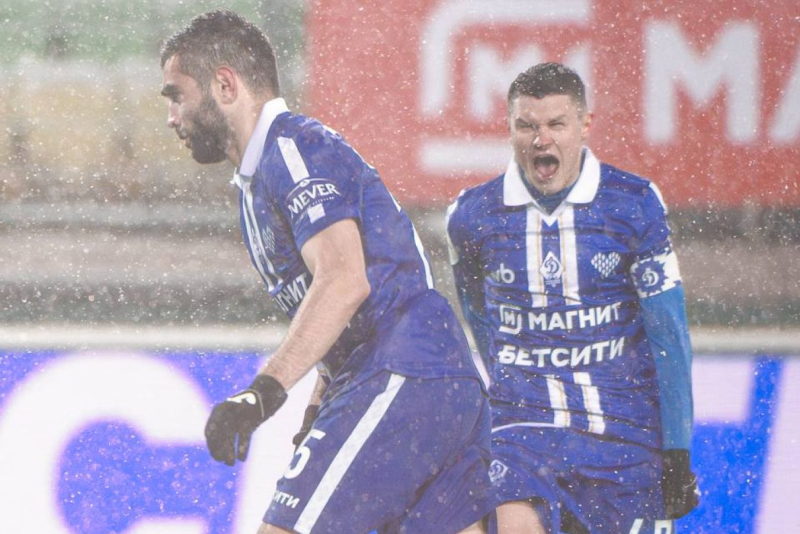 &laquo;Динамо&raquo; Мх обыграло &laquo;Рубин&raquo; 2:1 в матче Мир РПЛ, который начался с задержкой из-за погоды