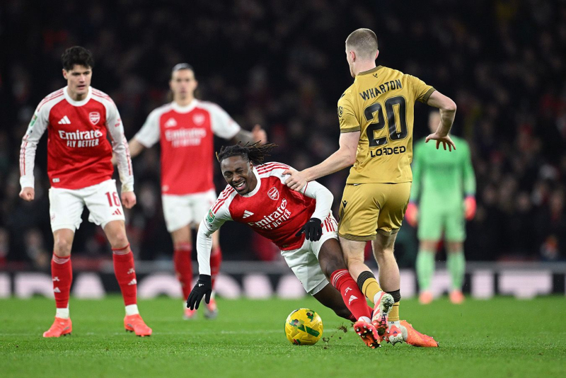 &laquo;Арсенал&raquo; обыграл &laquo;Кристал Пэлас&raquo; в серии пенальти и пробился в полуфинал Кубка лиги