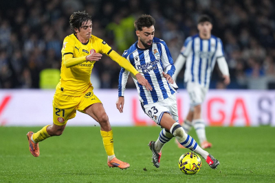 &laquo;Жирона&raquo; обыграла &laquo;Реал Сосьедад&raquo; &mdash; Цыганков оформил дубль, Захарян вышел на замену