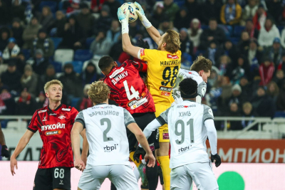 &laquo;Балтика&raquo; вдесятером обыграла &laquo;Спартак&raquo; в матче 17-го тура РПЛ